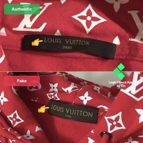 How To Spot Fake Supreme X Louis Vuitton Hoodies.